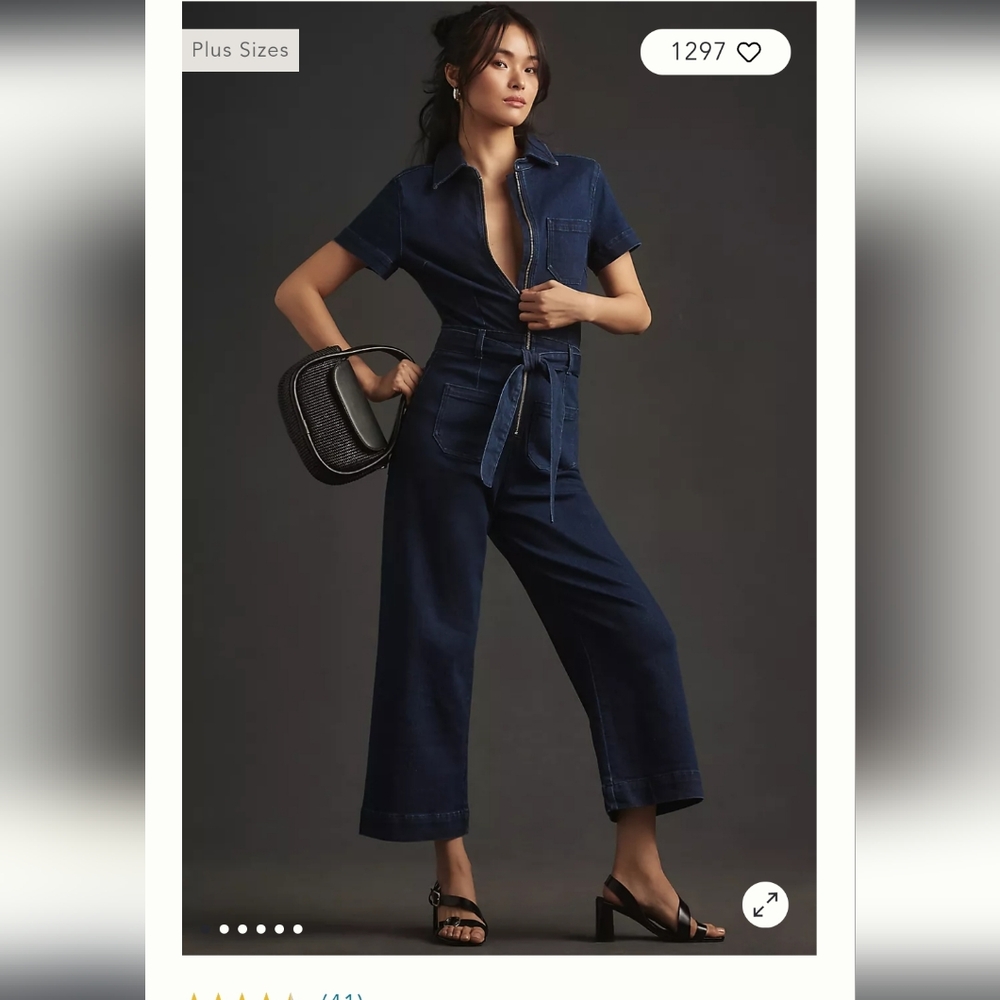 The Colette denim jumpsuit